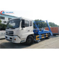 Caminhão de lixo luxuoso do braço do balanço de DONGFENG CUMMINS 180hp